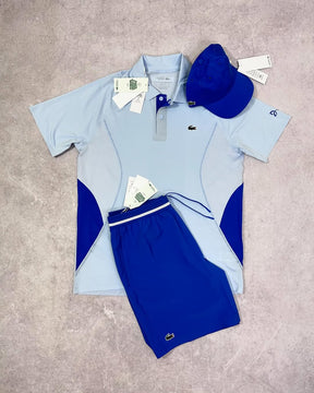 ENSEMBLE LACOSTE (CHEMISE+SHORT+CASQUETTE)