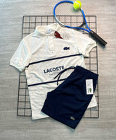 ENSEMBLE LACOSTE (CHEMISE + SHORT) PROMOTION BLACK FRIDAY EN AVANCE