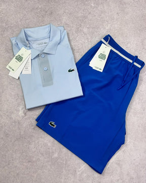 ENSEMBLE LACOSTE (CHEMISE+SHORT+CASQUETTE)