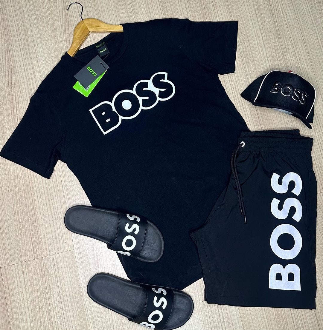 KIT BOSS COMPLET (CHEMISE + SHORT + CHAUSSURES + CASQUETTE)