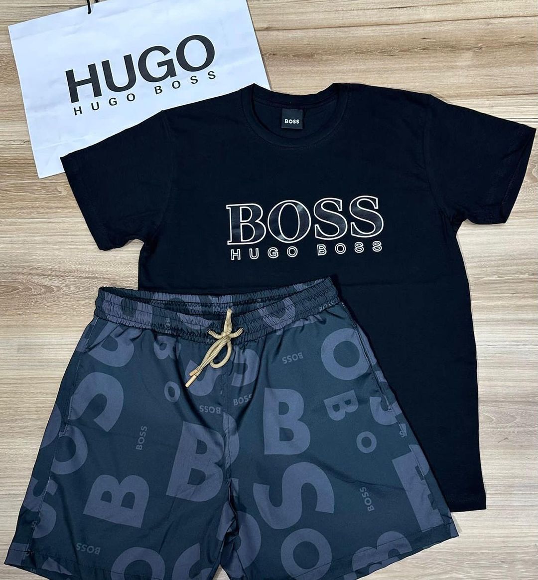 Ensemble de luxe - HUGO BOSS (Promotion Black Friday en avance) [CHEMISE + SHORT]