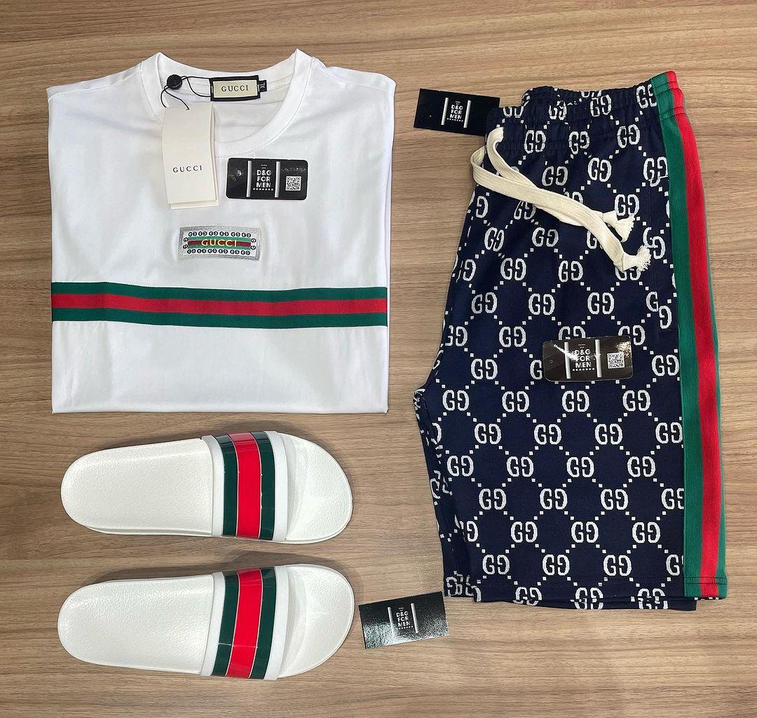 Ensemble de luxe Gucci (Promotion Black Friday en avance) [+ SHORT + SANDALE + CHEMISE]