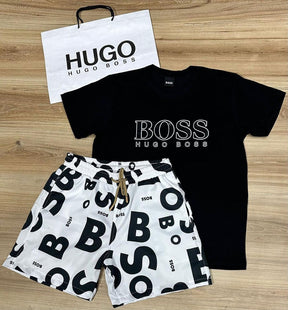 Ensemble de luxe - HUGO BOSS (Promotion Black Friday en avance) [CHEMISE + SHORT]